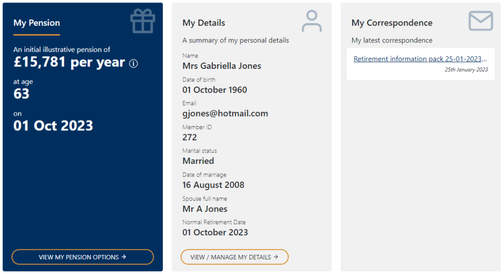 Illustration of a member website feature