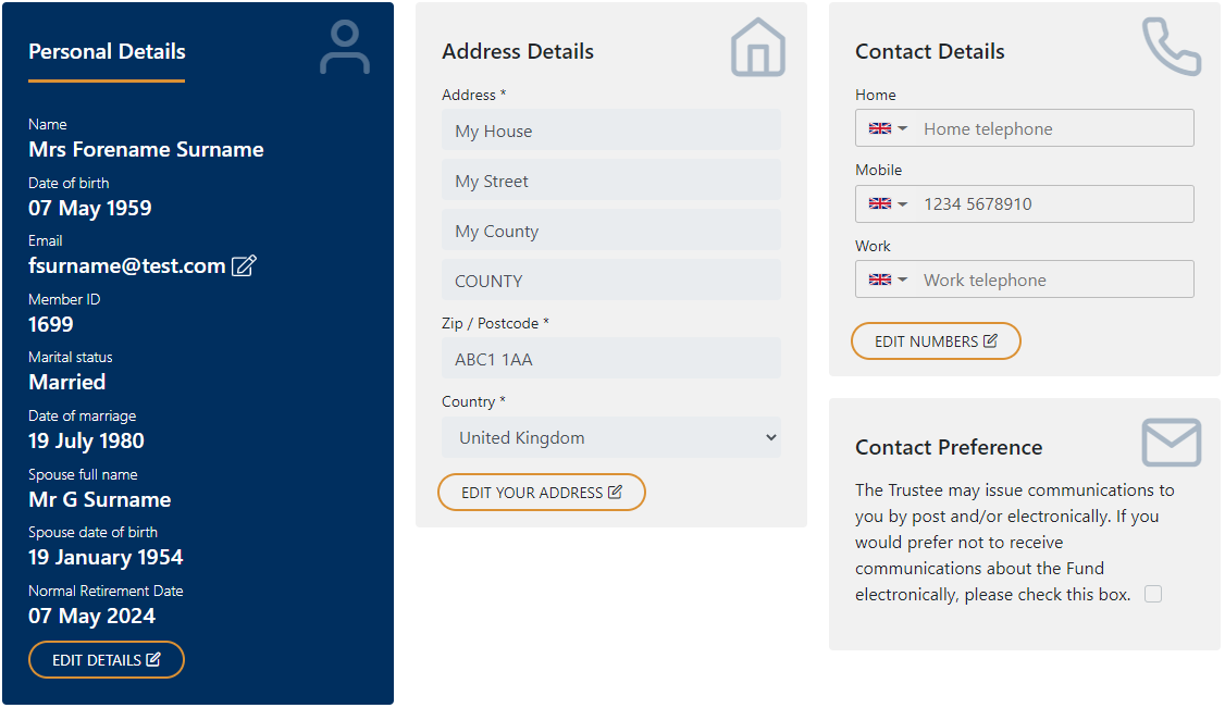 Illustration of a member website feature