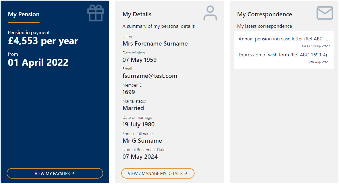 Illustration of a member website feature